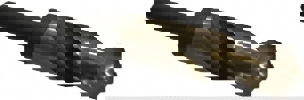 Reduced Shank Drill Bit: 1'' Dia, 1/2'' Shank Dia, 118 0, Cobalt